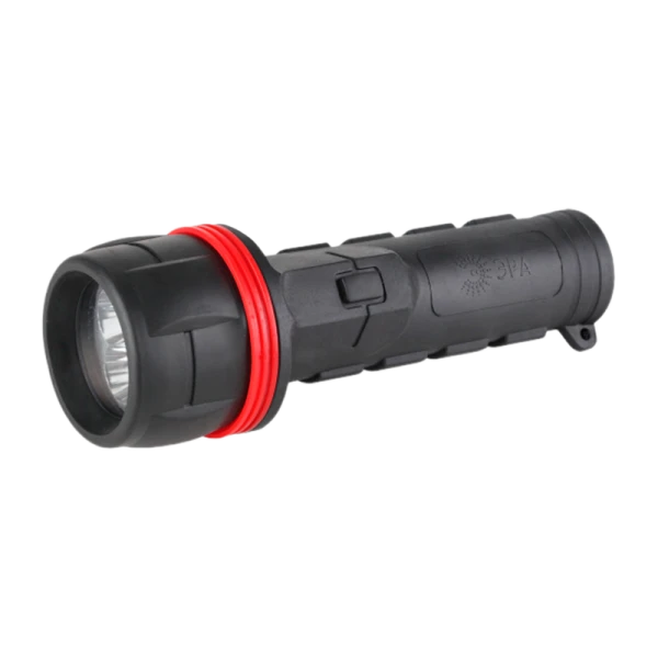 Фонарь универсальный ЭРА R2D 0.6W 3LED от батареек черный (1/36)