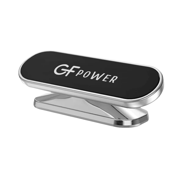 Держатель автомобильный GFPower CH-04 клеевая основа поворотный магнит серебряный (1/300)