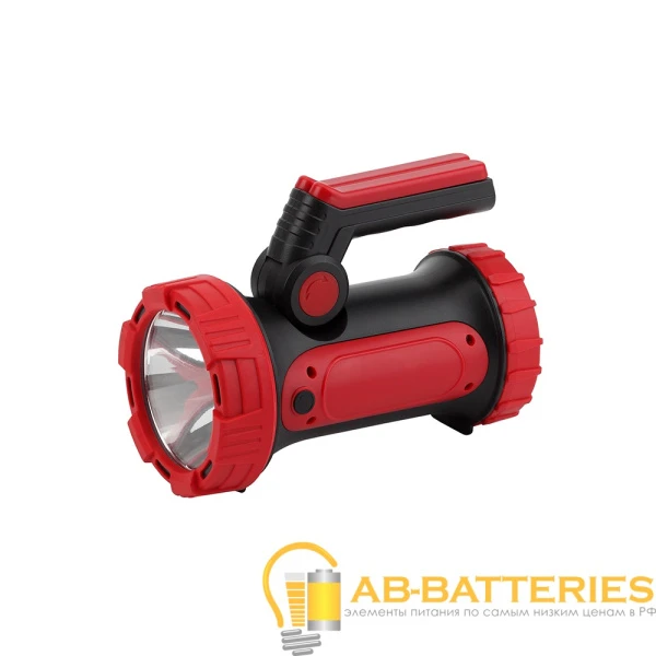 Фонарь туристический ЭРА PA-704 10W COB от аккумулятора IP65 красный черный