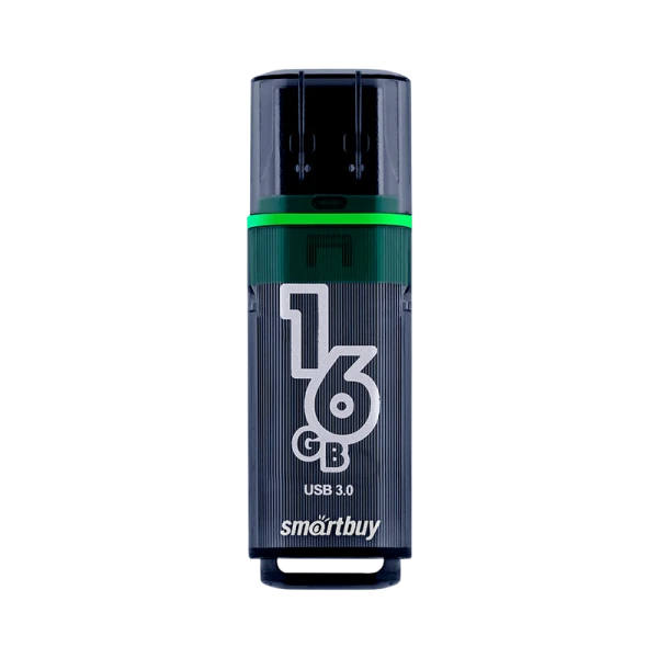 Флеш-накопитель Smartbuy Glossy 16GB USB3.0 пластик серый