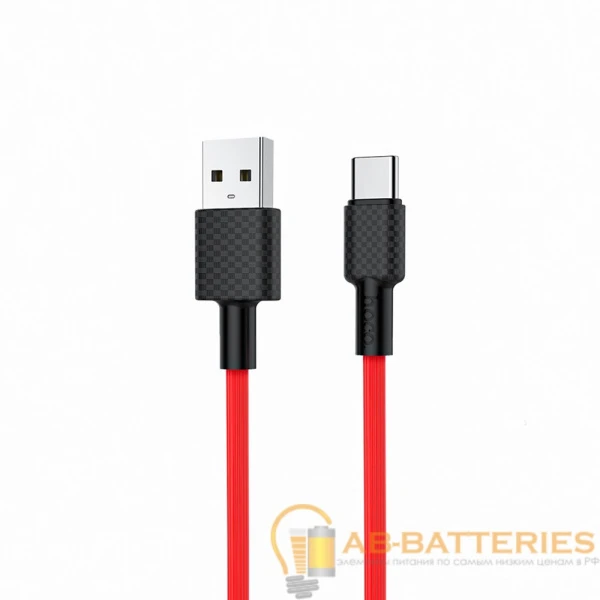 Кабель HOCO X29 USB (m)-Type-C (m) 1.0м 2.0A TPE красный (1/33/330)