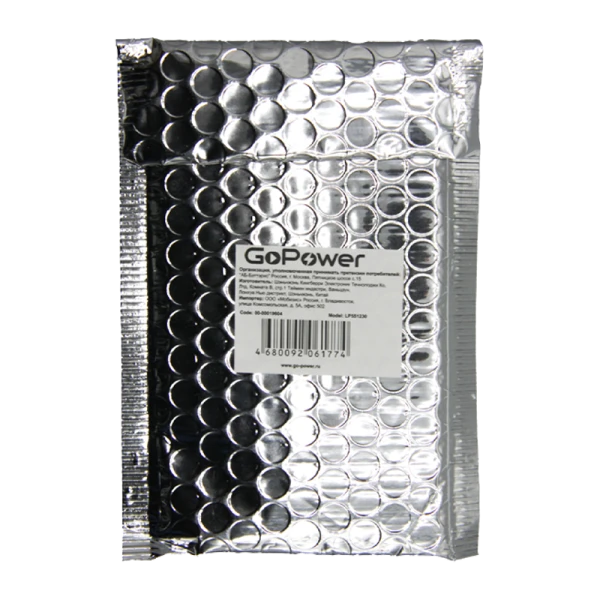 Аккумулятор Li-Pol GoPower LP551230 PK1 3.7V 150mAh с защитой (1/10/250)