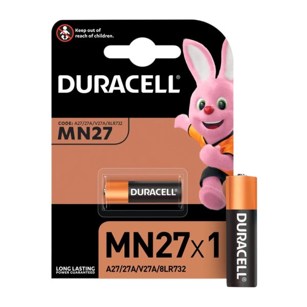 Батарейка Duracell LR27/A27/MN27 BL1 Alkaline 12V (1/10/100)