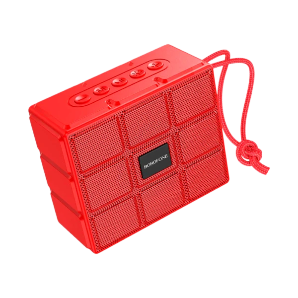 Портативная колонка Borofone BR16 bluetooth 5.1 microSD красный (1/80)
