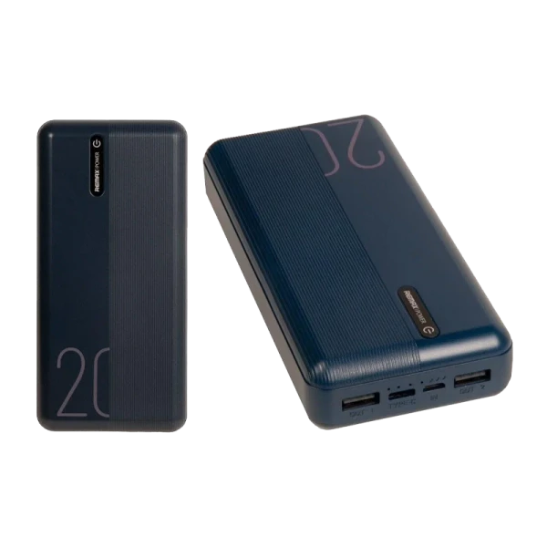 Внешний аккумулятор Remax RPP-296 Langdong 20000mAh 2.1A синий (1/40)