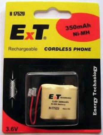 Аккумулятор для радиотелефонов ET H-1754U BL1 NI-MH 300mAh (аналог T107) (1/10/240)