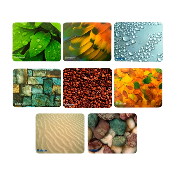 Коврик для мыши Defender Sticker 220х180х0.4мм ассорти (1/16/400)