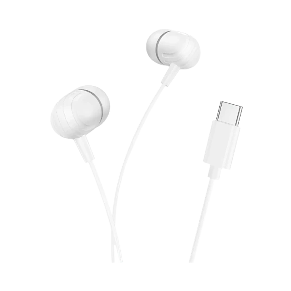 Наушники вставные Borofone BM77 с микр. Type-C белый