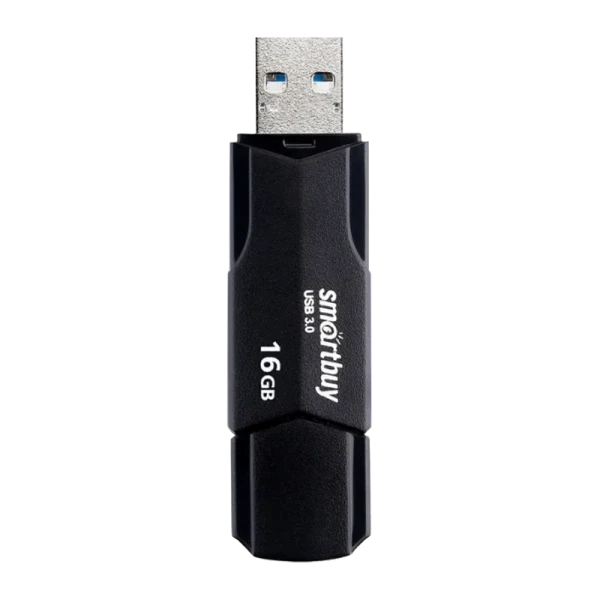 Флеш-накопитель Smartbuy Clue 16GB USB3.1 пластик черный