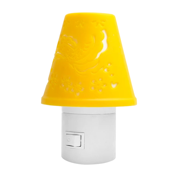 Ночник Camelion NL-192 "Светильник желтый" 3LED 0.5W 220V в розетку (1/24/96)