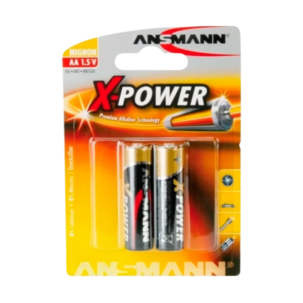 Батарейка ANSMANN X-POWER&nbsp;&nbsp;LR6 BL2