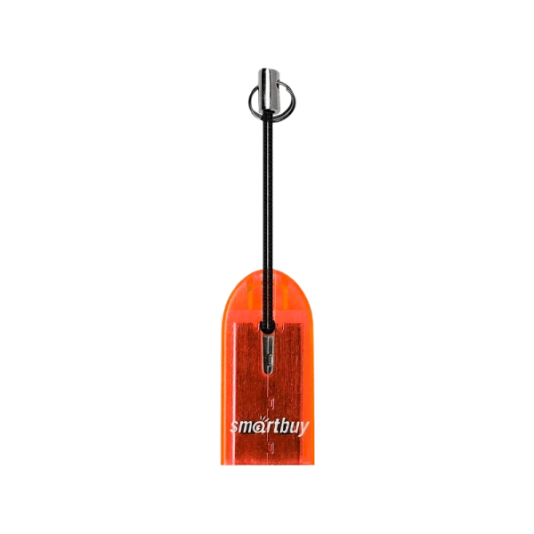 Картридер Smartbuy 710 USB2.0 microSD оранжевый (1/20)