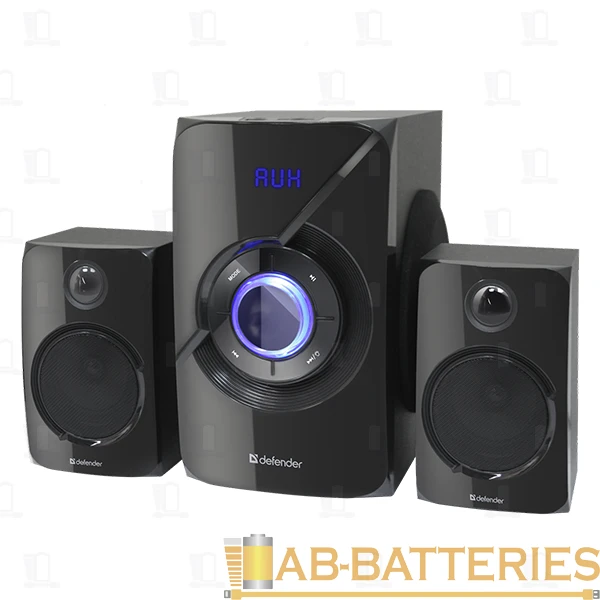 Колонки 2.1 Defender X420 40W bluetooth 4.2 FM/SD USB(f)/2xRCA(f) черный (1/4)