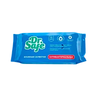 Влажные салфетки Dr.Safe 15шт. для рук антибакт.+без запаха (1/15)