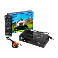 Приставка для цифрового ТВ OTAU T8000 DVB-T/T2 металл черный (1/60)