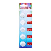 Батарейка Minamoto CR1220 BL5 Lithium 3V (5/100/5000)