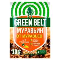 Гранулы GREEN BELT Муравьин от муравьев 10г (1/350)