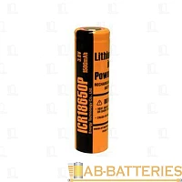 Аккумулятор ET ICR18650P 1500мАч, 25А, Li-Ion высокая токоотдача, 18.0*65.0