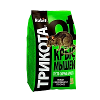 Тесто-брикеты Рубит от крыс и мышей ТриКота мумиф. приманка 350г (1/20)