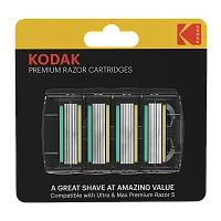 Сменные кассеты Kodak "Premium" 5 лезвий 4шт. (цена за 1 шт) для станка Prem Razor 5 (4/24/96)
