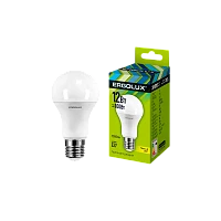 Лампа светодиодная Ergolux A60 E27 12W 3000К 180-240V груша ЛОН (1/10/100)