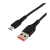 *Кабель GoPower GP06M USB (m)-microUSB (m) 1.0м 2.4A ПВХ черный (1/200/800) 