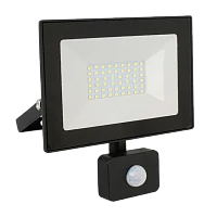 Прожектор светодиодный Ultraflash LFL-2002S C02 20W 230V IP65 6500К холодный черный (1/40)