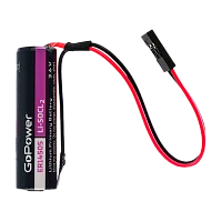 Батарейка GoPower ER14505 PC1 Li-SOCl2 3.6V 2600mAh с коннектором 2.54мм Dupont