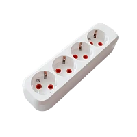 Колодка Прогресс 4р.С/З белый (без инд.упаковки) (1/10/100)