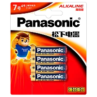 Батарейка Panasonic LR03 AAA BL4 1.5V CN (Китай) (4/48/192)