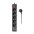 Сетевой фильтр Defender DFS 755 5р.С/З 10A 2USB 220 Дж 5.0м черный (1/30)
