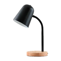 Светильник настольный Camelion KD-434 40W E27 на основании черный (1/12)