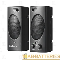 Колонки 2.0 Defender SPK-50 6W Jack 3.5mm черный (1/30)