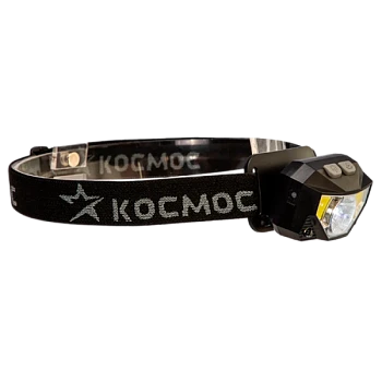 Фонарь налобный Космос KOC851Lit от аккумулятора (1/120)