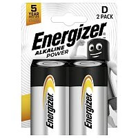 Батарейка Energizer Alkaline power LR20 D BL2 Alkaline 1.5V (2/12)