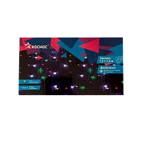 Гирлянда Космос "Дождь" 144LED 1.5х1.5м 8 режимов прозрачный провод мульти (1/48)