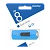 Флеш-накопитель Smartbuy Stream 8GB USB2.0 пластик синий