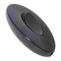 Выключатель для бра Makel 1-клав.пластик черный 10064 (1/60)