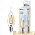 Лампа светодиодная филамент Фотон BXS E14 4W 3000К 100-265V свеча на ветру (1/10/50)