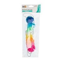 Мочалка для тела Рыжий кот "Радуга" нейлон разноцветный (1/30/300)