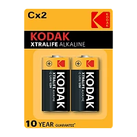 Батарейка Kodak XTRALIFE LR14 C BL2 Alkaline 1.5V (2/20/200) 