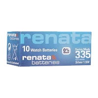 Батарейка Renata 335 (SR512SW) Silver Oxide 1.55V (1/10/100)