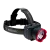 *Фонарь налобный Космос H1W 1W 1LED от аккумулятора 2 режима черный (1/12/24) 