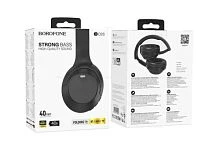 Наушники полноразмерные Borofone BO26 bluetooth 5.3 с микр. черный