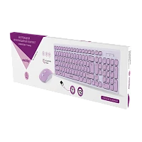 Набор клавиатура+мышь беспроводной Smartbuy 250288AG ONE сиреневый (1/20)