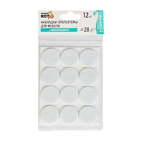 Накладка-протектор для мебели Рыжий кот 12 шт. белый (1/12/600)