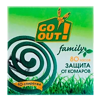 Спирали Go Out без запаха черный (1/24/120)