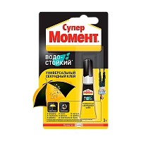 Супер-клей Момент ТРИО 3г универсальный BL1 