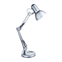 Светильник настольный Camelion KD-313 60W 230V E27 на основании серебряный (1/6)