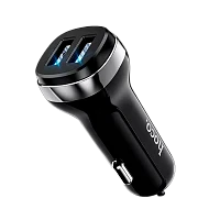 Автомобильное З/У HOCO Z40 2USB 2.4A черный (1/12/120)